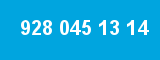 928 045 13 14